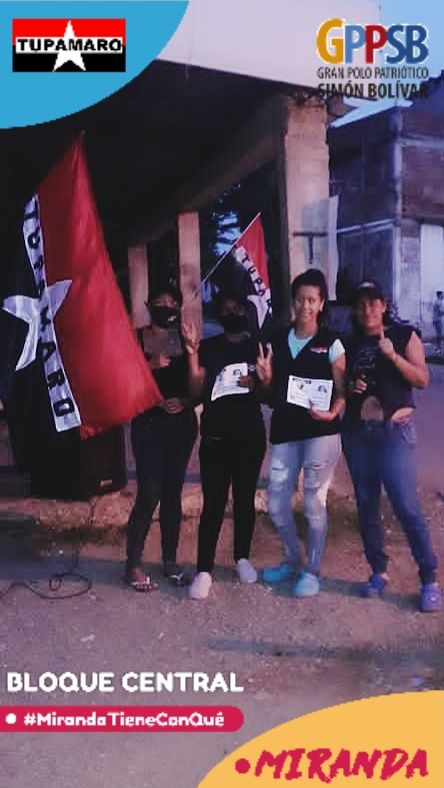 #07Nov 📸|| ¡TIERRA REBELDE!

El día de ayer Con mucha alegría y entusiasmo nuestra Militancia Rebelde #MRT del Mcpio. Tomás Lander, activo el punto de agitación en el sector Marare, demostrado que #TupamaroTieneConQué en #LaEraRebelde
