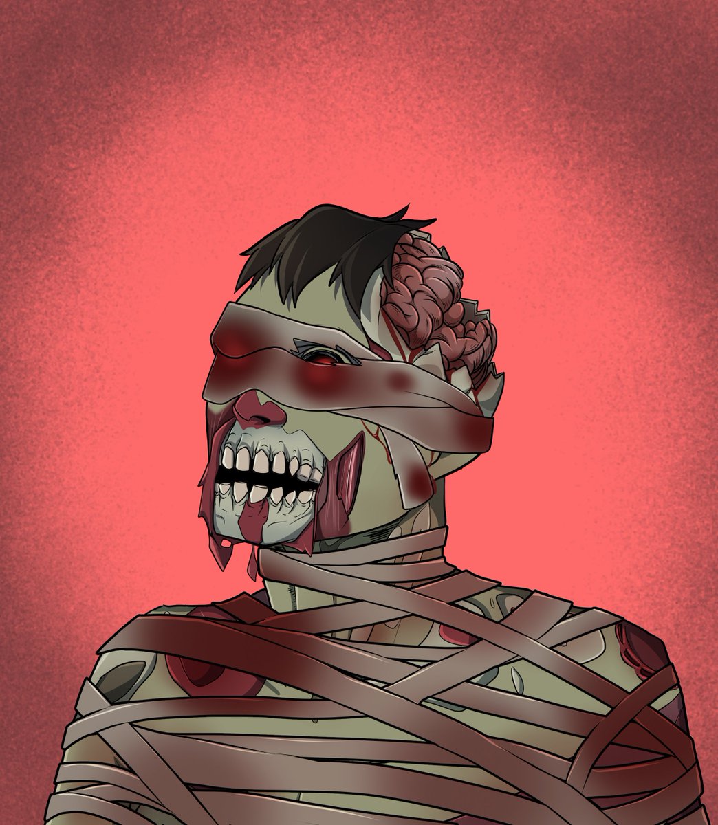 fantom_zombie's tweet photo. Fantom Zombie is an undead collection of 1031 interactively created zombie artworks that exists in perpetuity throughout the @FantomFDN opera block chain undead. #ExploreTheUndead #BeAZombie. https://t.co/fYlKkex4Na