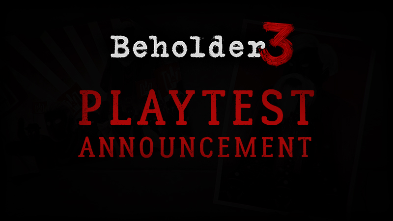 Beholder_Game's tweet photo. The Ministry of Playtest invites you to work on Beholder 3!

We need the most responsible and proactive citizens who do not flinch before bugs and do not fear typos.

PLAYTEST STARTS TOMORROW 🔻

https://t.co/z4BvjpfQxk https://t.co/Nh9jiugAbs