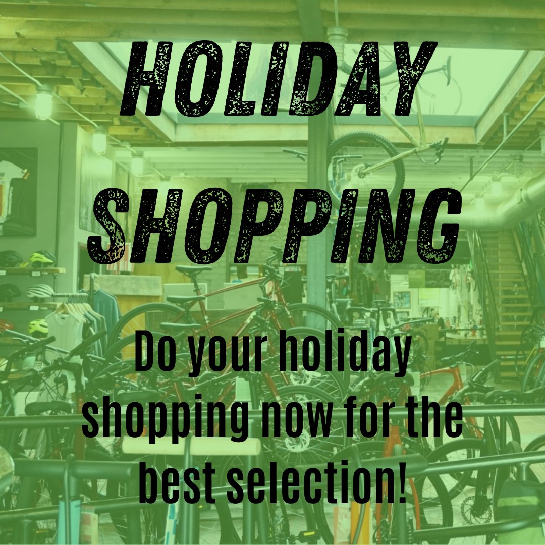 Now is the time for holiday shopping! - mailchi.mp/carytownbicycl…