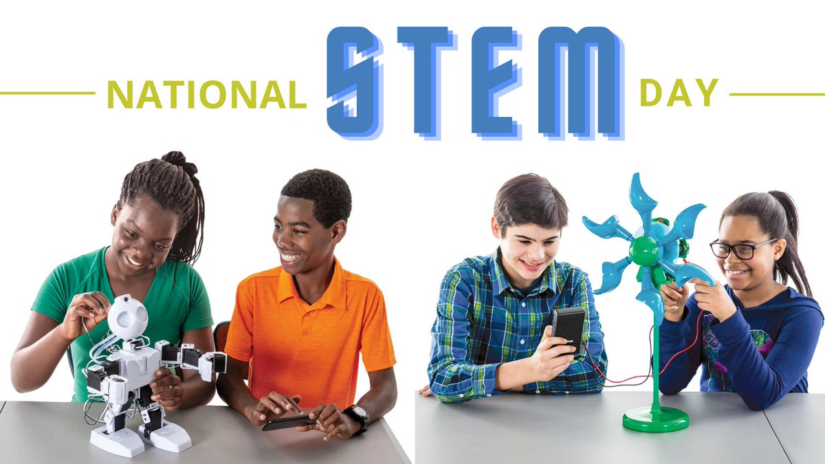 stemsuppliesco's tweet photo. Happy National STEM Day! How are you celebrating? 

#nationalSTEMday #STEM #STEAM https://t.co/eepbzZUCEM
