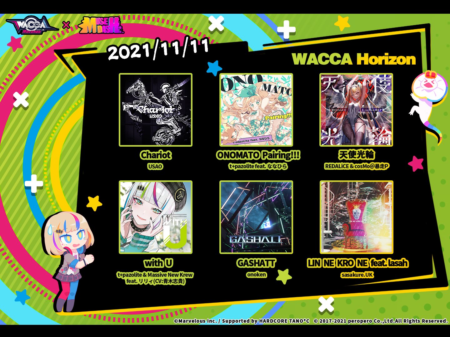 [情報] 音樂遊戲 MuseDash將與WACCA合作