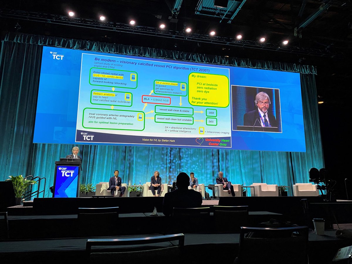 #TCT2021 Visionary of the Year goes to Dr. <a href="/stefan_harb/">Stefan Harb</a> for his 2030 vision of #PCI with #ShockwaveIVL!

ISI bit.ly/3iEq7fC #CardioTwitter