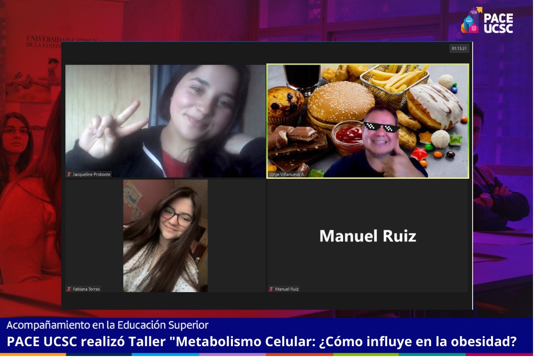 paceucsc's tweet image. Conocer la importancia vital del Metabolismo Celular para el sostenimiento de la vida en el planeta, fue parte del taller académico con estudiantes de la UCSC.
Una nueva instancia de acompañamiento y aprendizaje, para quienes tienen asignaturas del área de las ciencias.