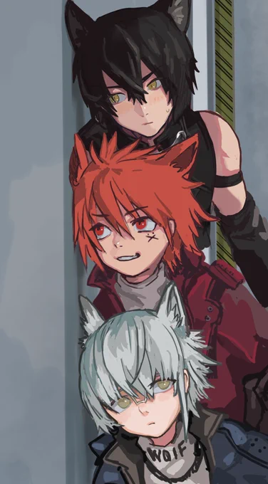 耳ぴと盗み聞き一味rkgk
 #ArknightsFanArt 