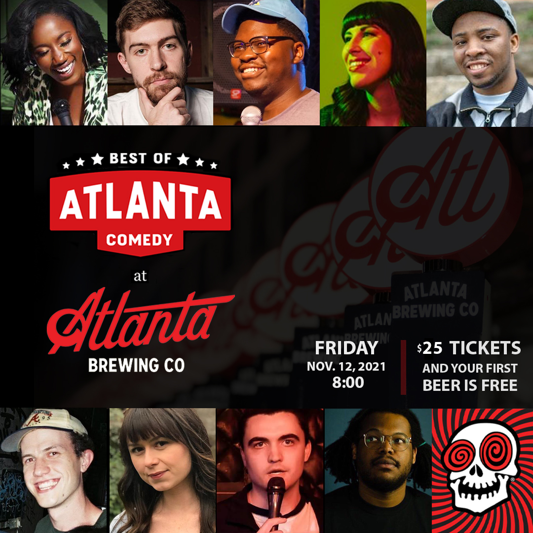 AtlantaBrewing's tweet photo. FRIDAY🎭 Best of Atlanta Comedy show is BACK!

Get your tickets NOW $25 gets you (1) ticket to show, (1) free beer + (1) laughing skull souvenir glass!

PLUS we’ll be releasing our newest beer, Stingray Sour. You don't want to miss out! 

https://t.co/Hf7d1Lmgr5 https://t.co/LDJ5JhwLcK