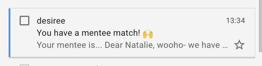 siberiancyborg's tweet photo. The match I was looking forward to 🥰
This is my second time mentoring someone and I'm really excited about this journey. https://t.co/tvjAhpIB7u