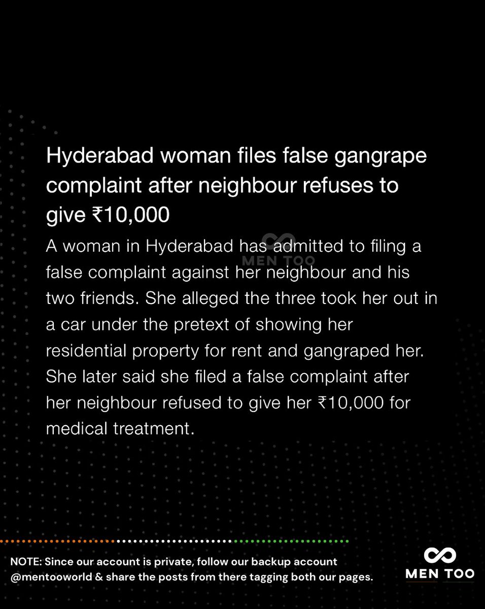 mentooworld's tweet photo. Almost every toxic feminist in India has realised that the law favors them &amp; hence they can play with it anytime to screw a Man’s life &amp; image. 😊 

#indianlaw #falsecase #falserape #Feminism #toxicfeminist #men #mentoo https://t.co/yze8arNq3e