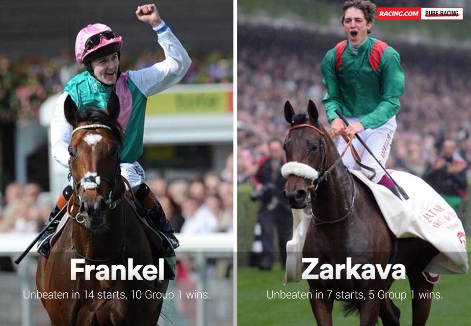 FrankelWatch13's tweet photo. The Frankel x Zarkava filly  and The Frankel x Zarshana colt will both enter training next year. 

Zarkava and Zarshana are sisters. https://t.co/YQqD9cz0lB