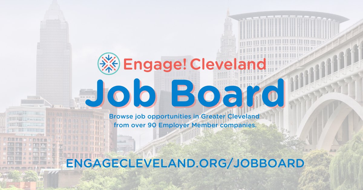 Land your next #career in #Cleveland with one of these new opportunities on our Job Board: 
💼 Controller - <a href="/FathomDelivers/">Fathom, an IQVIA business</a> 
💼 Assistant Property Manager - @CarnegieCo 
💼Database Specialist - <a href="/ClevelandArt/">The Cleveland Museum of Art</a> 
For more info: engagecleveland.org/jobboard