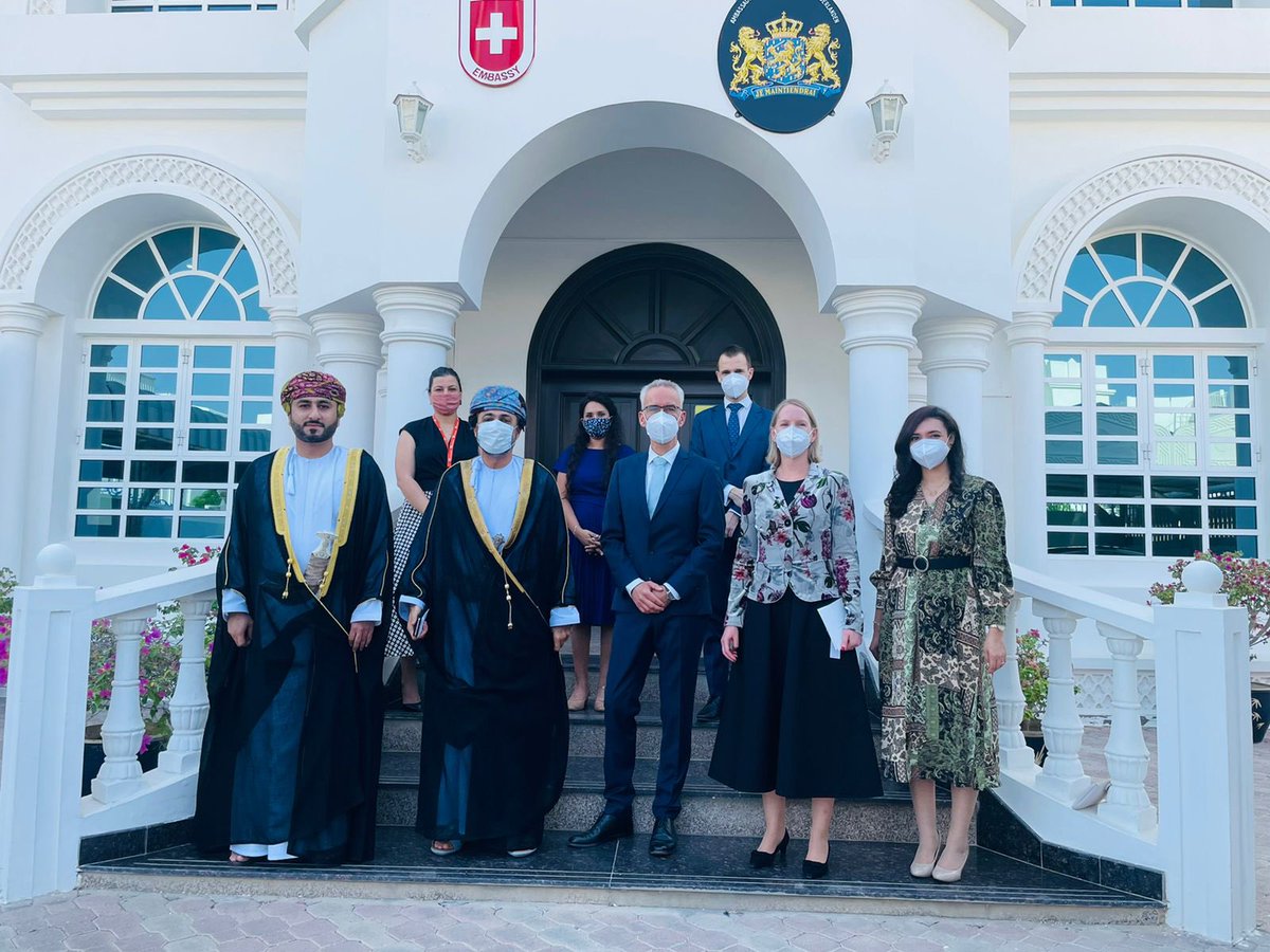 NLinOman's tweet photo. Our Ambassador presented her letter of credentials to His Majesty, Sultan Haitham Bin Tariq Al Said, at Al Alam Palace, earlier this morning.
@KlothStella 
#credentials #oman #netherlands #nlinoman https://t.co/hww8VpQeHw