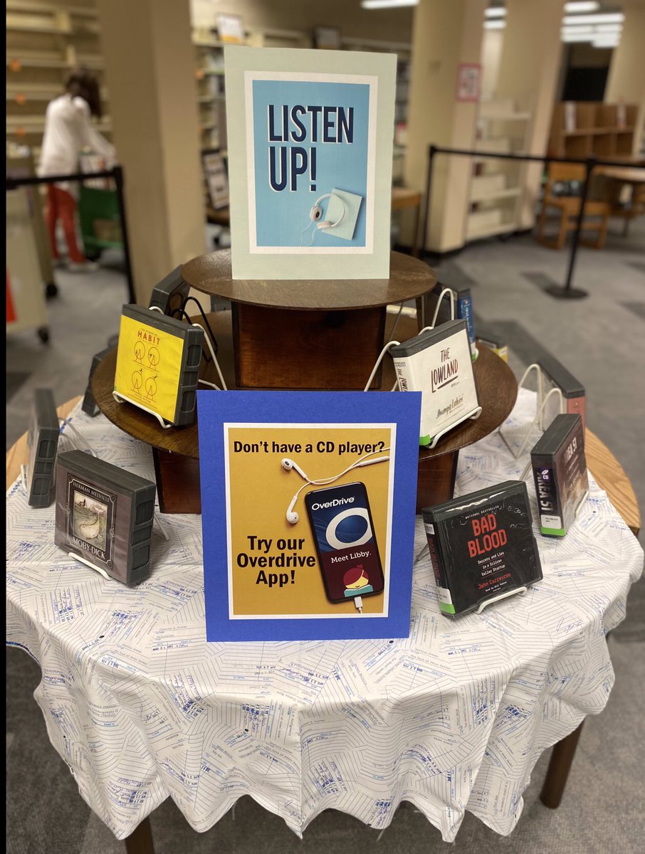 MonCoLibrary's tweet photo. Step into Reading! Read while you walk with e-audio books from @OverDriveInc 
Free to download via #GoDigital on https://t.co/6x6QKe6Oas
(Yes, free.) 
#stepuptoreading #stepintoreading #stepitup #freebooks #getthatbloodgoing #listentoabook #audiobooks https://t.co/JeclHwfP4W