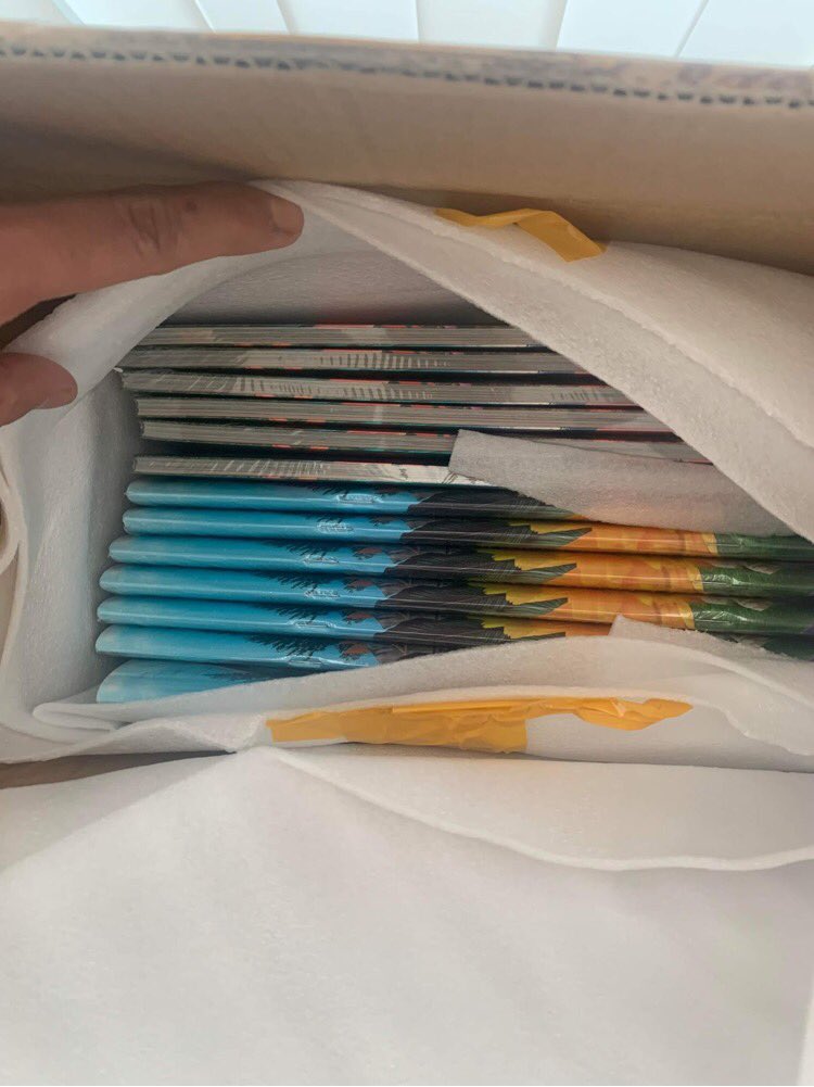 attalunaph's tweet photo. [#ATTA_Update]

hf albums po has arrived in my other earehouse waiting na lang sa confirmation of quantity to ensure na sakto po ang uuwi s aatin https://t.co/v5qxeFsEhs