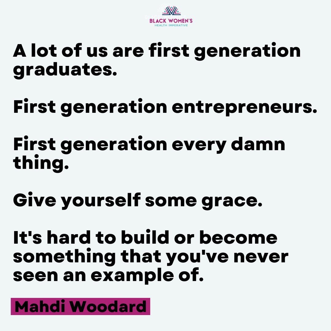 blkwomenshealth's tweet image. Today is national #FirstGenerationDay

What first gen work are you putting in for you and your family? A healthier lifestyle, improving your mental health, furthering your education/career? Let us know in the comments!

#FirstGeneration #MondayMotivation #BlkWomensHealth