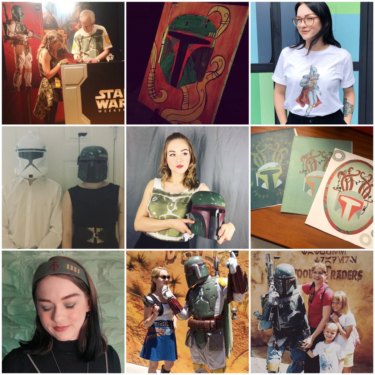 theMandaTorian's tweet image. Happy @Boba_Fest! Today is Mando Monday and I’m celebrating with my all time favorite guy in Mando armor, the reason for the season: Boba Fett! It’s been fun going from making up Boba stories in my head as a kid to now anxiously awaiting his own show as an adult! 💚 #BobaFest2021