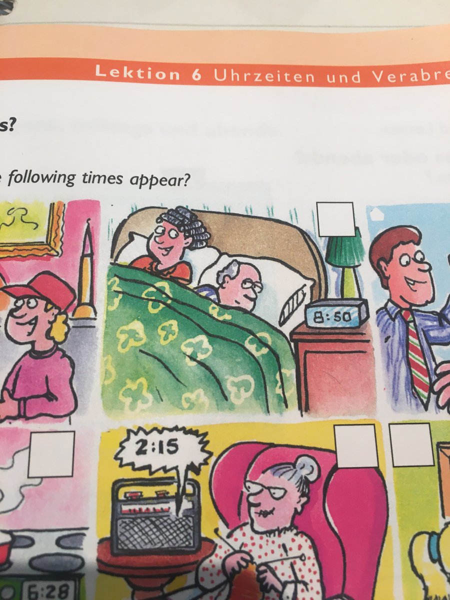 isabellelj1's tweet image. The people in my German textbook look like they&apos;ve got a Louis Vuitton print duvet 😂