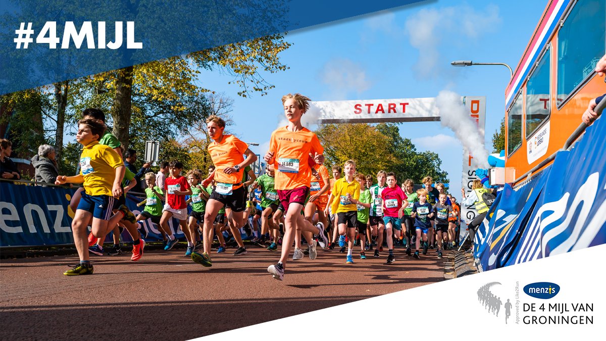 Alle deelnemers aan de Jeugdloop kunnen zich (kosteloos) aanmelden voor de hardloopclinic op woensdag 10 november aanstaande op de atletiekbaan in Groningen. Check je e-mail voor de uitnodiging. Doe jij mee? 😍💪 #4MIJL