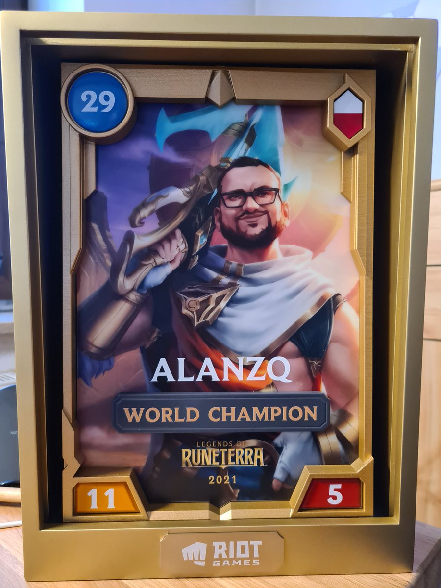 TROPHY ARRIVED.
POG