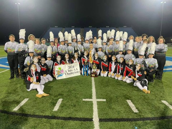 TC_Schools_KY's tweet photo. 𝐂𝐎𝐍𝐆𝐑𝐀𝐓𝐒 𝐓𝐂 𝐁𝐀𝐍𝐃! 

Taylor County Marching Band is the 2021 MidStates Band Association Class AA Champions!

FOR THE 7th YEAR IN A ROW!

They also won Best Guard and Best Percussion!

#tcpride #gocards #tcband #tcperformance #ExpectGreatness https://t.co/EZTktSYMxA