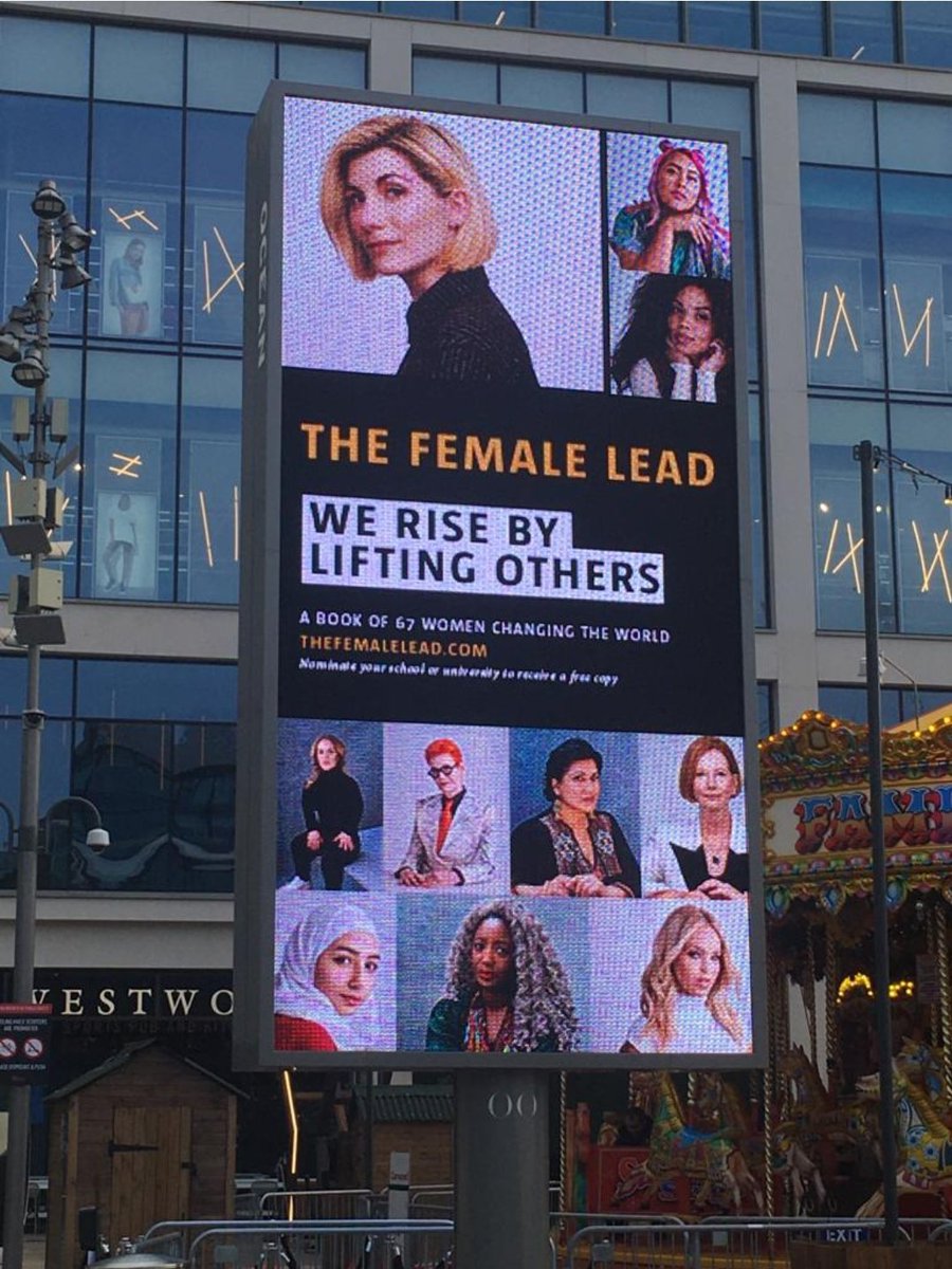 The Female Lead's second book comes out today and you can order it now: bit.ly/3GAQInK. 
We Rise By Lifting Others ❤