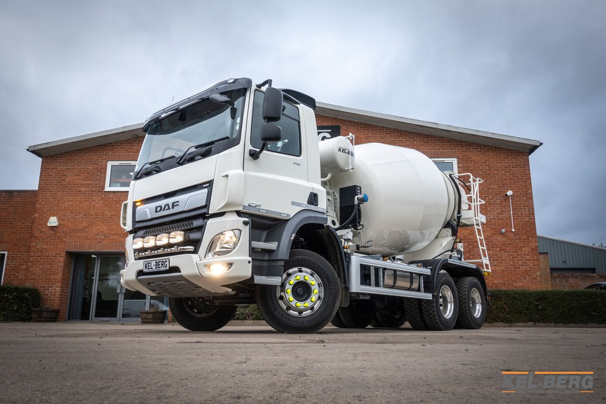 Kel_Berg's tweet photo. More Kel-Berg mixers finished and delivered, this time a 6m³ installation for Neil Buckle Transport Ltd. This our KBM/3/26 installation fitted to a DAF FAT CF410 6x4 chassis. Thanks to Neil for choosing Kel-Berg, we appreciate your business.

#concrete #mixers #transitmixers #daf https://t.co/ai9lTzwAlD