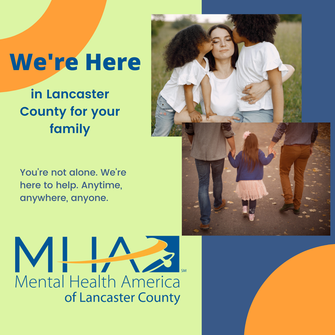 We're here in Lancaster County for your family
We will answer questions, make referrals, explain your rights, and partners with your family through the options for support and treatment. 
Learn more: mhalancaster.org/child-and-fami…