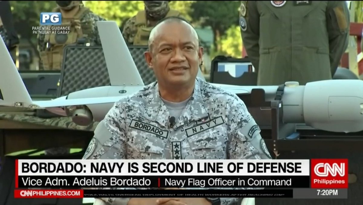 Philippine_Navy's tweet photo. Navy chief Bordado lays out modernization plan, says the Navy is "steady on course and full speed ahead"

Read more: https://t.co/5uaRpgj6Cr

#ModernandMultiCapablePHNavy 
#AFPyoucanTRUST https://t.co/SeGaVWBUL8