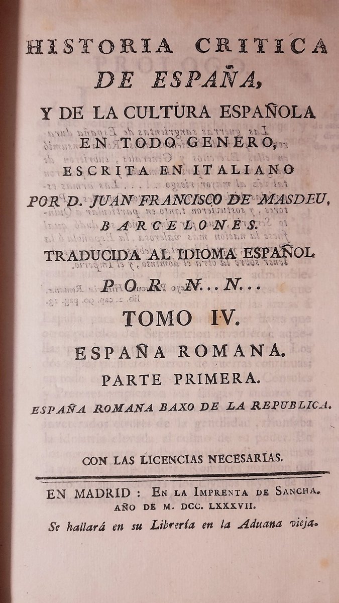 theTLtweets's tweet photo. Spotted this lovely set of Spanish history ready for one of our readers this morning & was intrigued by the way the translator is "named" on the title page: N...N...It seems like translators struggle for recognition was very real even back then!π
@TheJohnRylands #readerservices https://t.co/R5bvcCHWyU