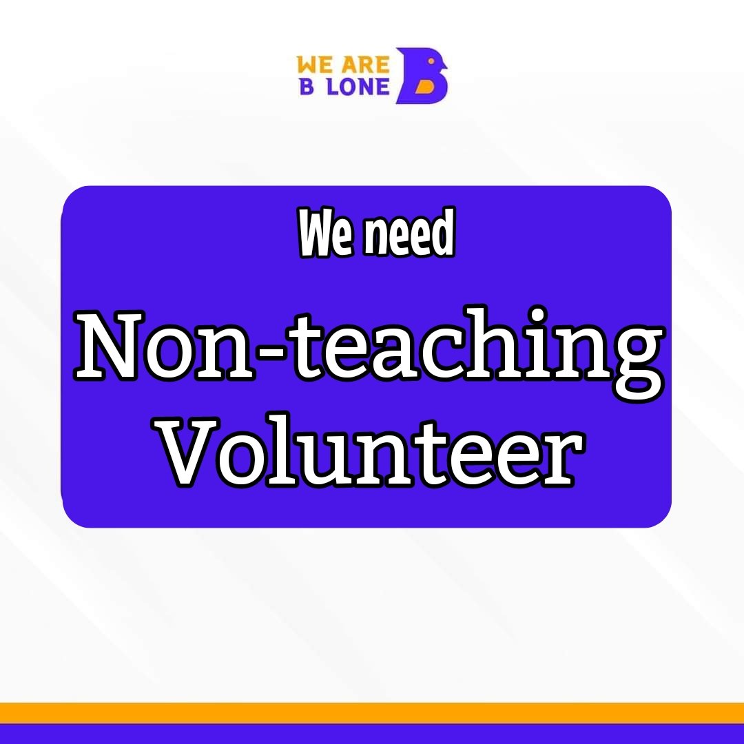 WeAreBLone1's tweet photo. Non-teaching Volunteer

We Are B Lone ၏ သင်ကြားရေး အစီအစဥ်များ ပိုမို အဆင်ပြေချောမွေ့စွာ သင်ကြား/သင်ယူနိုင်ရေးအတွက် စာသင်ကြားခြင်းနှင့်မသက်ဆိုင်သည့် Classroom Coordinator Volunteer များ ခေါ်ယူလိုပါသည်။ 
https://t.co/i6dZIQHMst 

#NonTeaching #Volunteer
#WeAreBLone https://t.co/hwslBa2JrL