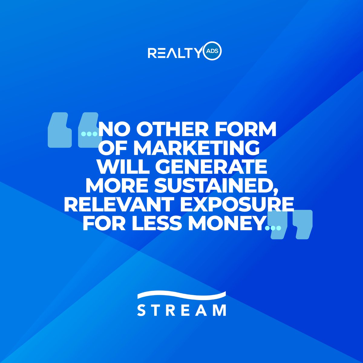 realty_ads's tweet photo. “Effective” “Sustained, Relevant Exposure” “Targeted” “Real-time results” these testimonials reinforce #RealtyAds core value of being the most efficient use of a marketing dollar in #CRE. Contact us today to learn more.
#CREtech #PROPtech #SaaS #CREMarketing #OfficeLeasing https://t.co/pExhhliPif