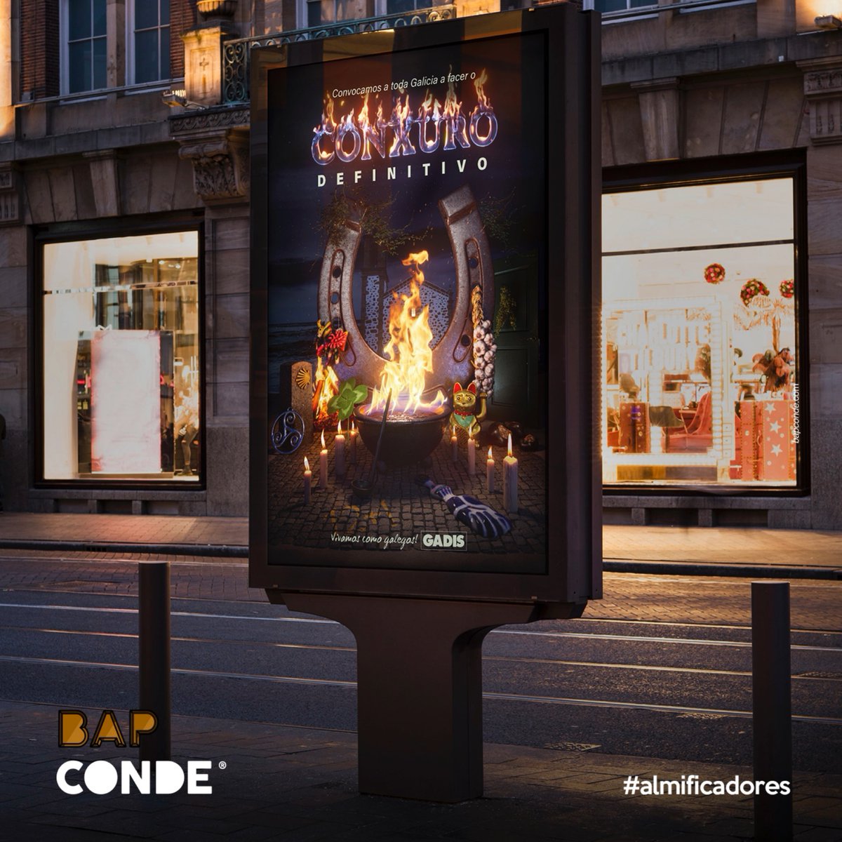 BAP_Conde's tweet photo. Contentos de poder compartir con todos vosotros el #ConxuroDefinitivo, nuestra última campaña para @vivamos_galegos y @gadis 🔥🔥 con la que mandamos al carallo al virus de una vez! 

#vivamoscomogalegxs #ad #EnchentaEmocional #BapConde #Almificadores https://t.co/mX8bw99RZy