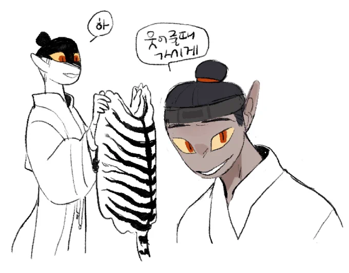 호랑이한테 진심이신 용갈이… 