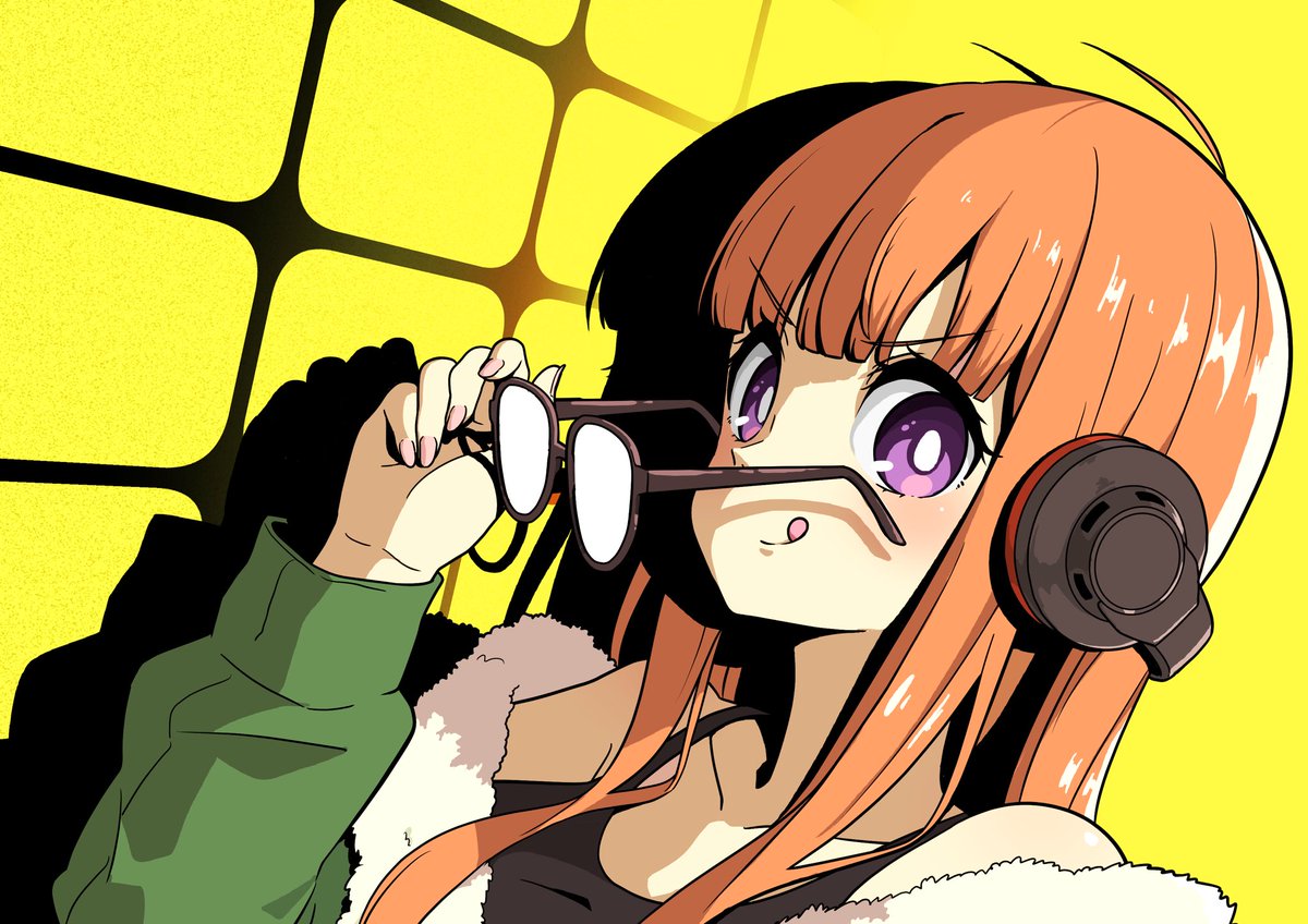 ペルソナ ペルソナ4っぽい雰囲気で ペルソナ5双葉ちゃん メルガムのイラスト