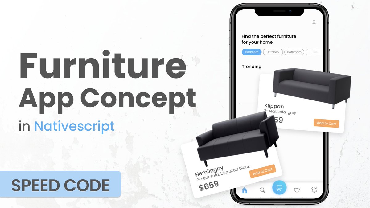 Williamjuan27's tweet image. It’s been a while since I did one of these, but here is a New Speed Code Video using @NativeScript @angular  🎉🎉

Super fun one this time! Build a Furniture App UI with some interesting card layouts! 👇

youtu.be/Jke2etcfBik