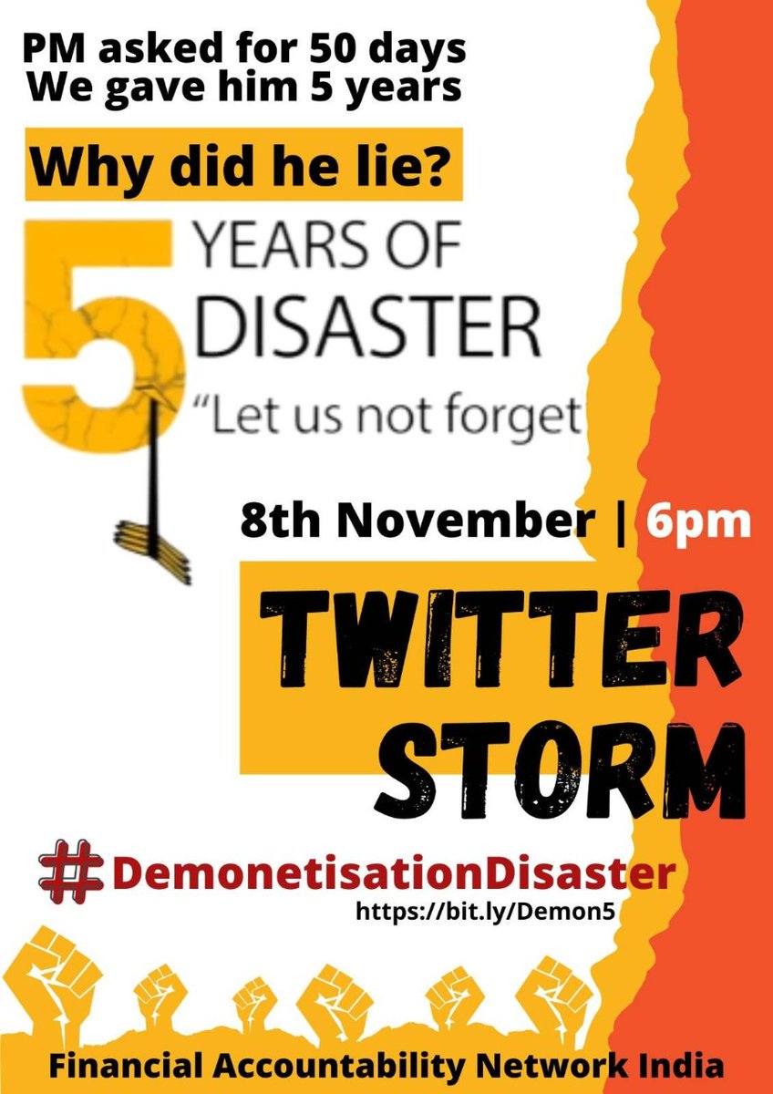 नोट बंदी से महिला कामगार आर्थिक रूप से कमजोर हुईं और बेरोजगार हुई। उनका मेहनत का पैसा सरकारों की जेब में गया।

#demonitisationdisaster