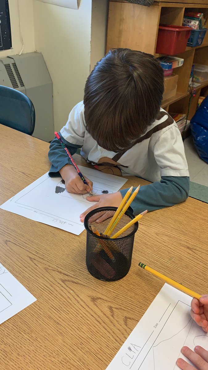 mrwinstonsworld's tweet photo. Thinking and writing about our weekends in KWi this morning. Working on adding details to our pictures and our words. https://t.co/sYeAqlW9to