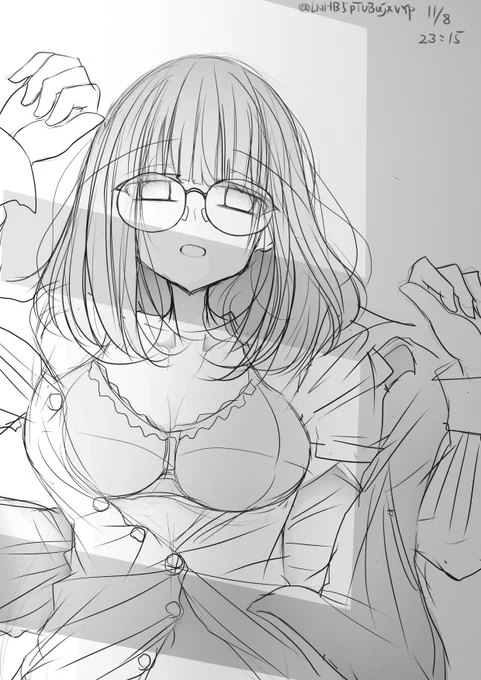 夕焼けの静かな教室のrkgk
暗くなるのが早いと寒い季節がようやく来たなと感じる

※夕焼け窓の影なし差分つき 