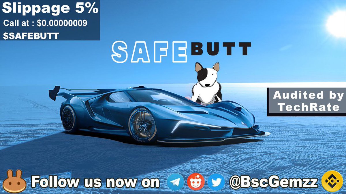 Gemz12341's tweet photo. 💎 @SafebuttBsc Today's new BSC Gem. #SAFEBUTT is a community driven fair launched token,
with Trusted and experienced team, &amp; audited by Techrate
and they have huge promos coming soon..
TG : https://t.co/Yj33TnXWrV
Web: https://t.co/uRlLJuiJBP https://t.co/ou8j9lH7E4