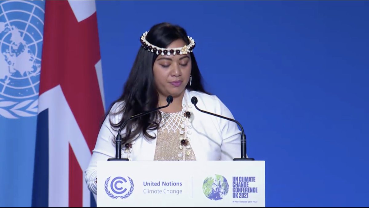 Something about seeing my hometown, Rep. Sheila Babauta, on stage at #COP26, introducing <a href="/BarackObama/">Barack Obama</a> ....

The Northern Mariana Islands, a US territory in the Pacific, has been on the frontlines of the climate crisis and is plagued by rampant militarization.