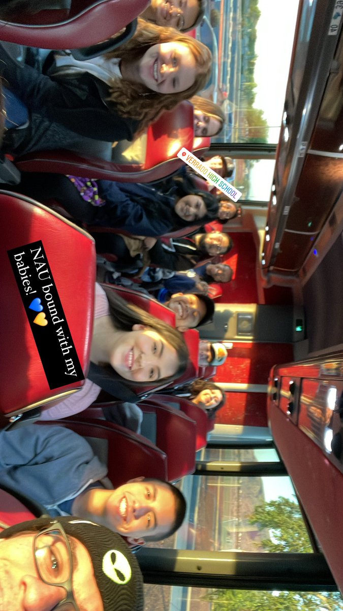 coachmartnz's tweet image. Excited to be back with my kids! NAU bound the trip we’ve been waiting for since Freshman year 💙💛 @Verrado_AVID