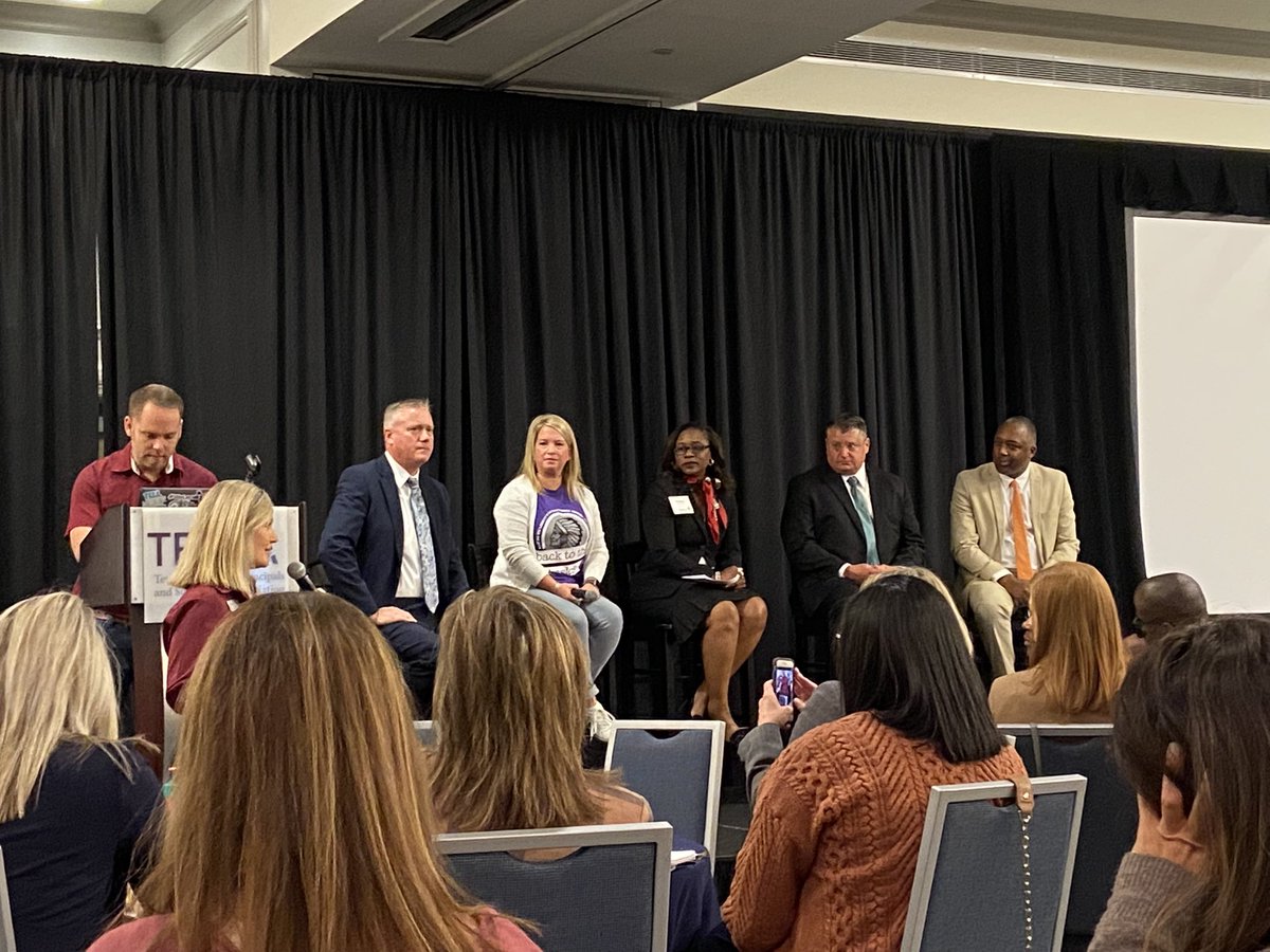 Dr. V is representing Rockwall ISD at the TEPSA grow conference! #WeLeadTX