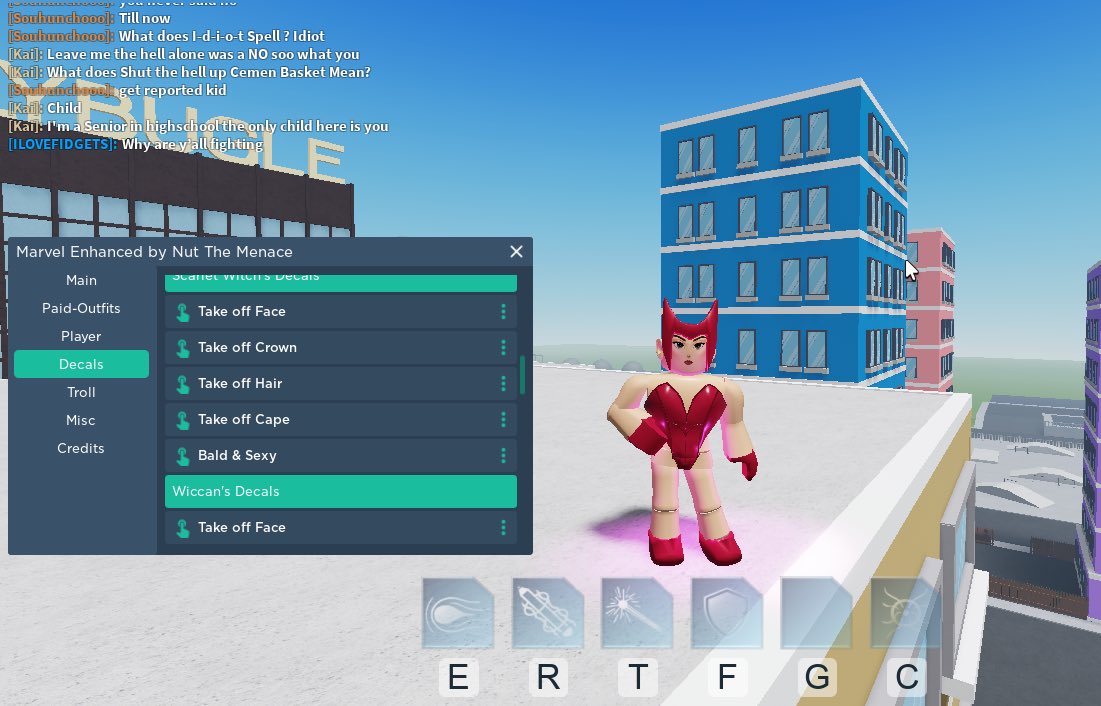 DatExploiter's tweet image. “I’ll be waiting on you in some lingerie” or what ever Cardi B said 😭.  

#CardiB #WildSide #scarletwitch #marvel #roblox #robloxexploit #robloxexploiting