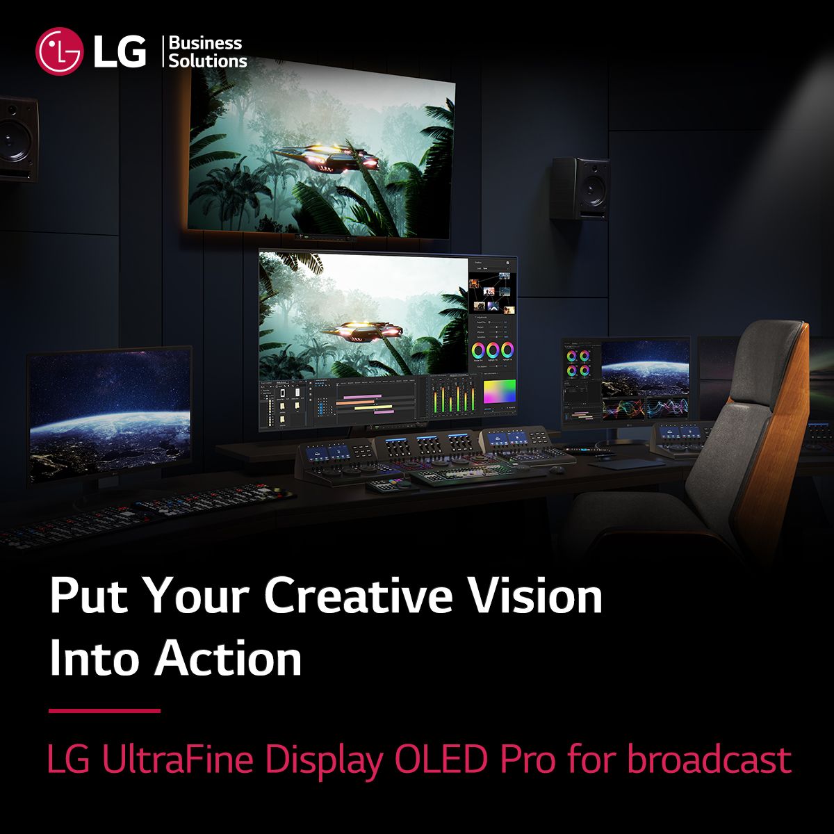 LGIndia's tweet photo. Try fine-tuning your work on the spot with accurate colors and create visuals that catch the eye!
Learn more : https://t.co/PxA4fDZJSO
#LGCommercialDisplay #LGOLED #OLEDPRO #BroadcastingEditingRoom #Editing #Broadcast #Signage #CommercialDisplay #Display https://t.co/ZRdvIPYfFy