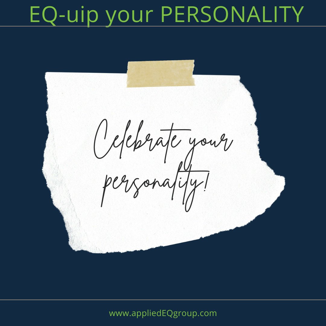 "And yet, we often cannot see our own personalities. Sometimes, we get lucky and catch ourselves in a blind spot moment that can be revealing. That’s what happened to me." Visit our blog to learn more! appliedeqgroup.com/applied-eq-blo…