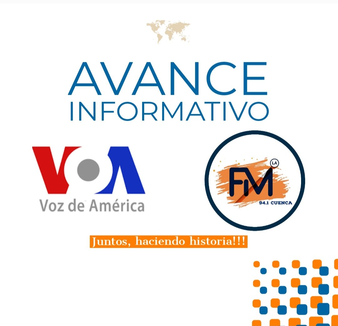 ¿Ya escuchaste nuestro Avance Informativo?🤔

De lunes a viernes desde las 08H30  a cada hora te mantenemos informados con el estilo de <a href="/VozdeAmerica/">Voz de América</a> y  La FM 94.1 🎙️

Que no te cuenten lo que está pasando, mejor escúchanos y mantente siempre informado !! 🙌
