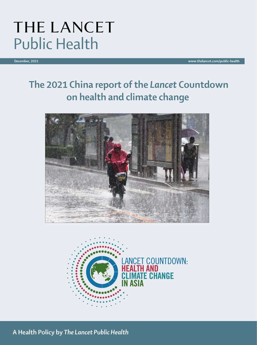 TheLancet's tweet image. NEW: China faces increasing risks to health from climate change—but also the potential to play a vital role in securing a #HealthyClimate for all.

Read the @LancetCountdown China 🇨🇳 report in @TheLancetPH: hubs.li/H0-MCxh0

#LancetClimate21