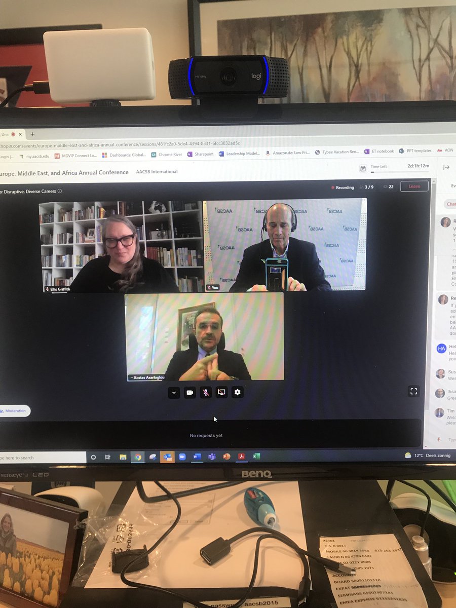 timmescon's tweet image. Our ⁦@AACSB⁩ #EMEA Conference is off to an amazing start! Thanks to ⁦@jacobides⁩ from ⁦@LBS⁩ an exceptional kickoff on #ecosystem #strategy . Great talk Ellis Griffith ⁦@McKinsey⁩ &amp;amp; Dean Axarloglou ⁦@ALBA_edu⁩ on #diversity &amp;amp; #disruptive careers