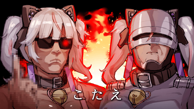 新しいファンアートとニコ×2応援用に描いたもの置いとくわね～がんばえ～
#enekostinger  #スティン画廊 https://t.co/FYOqibO3An 