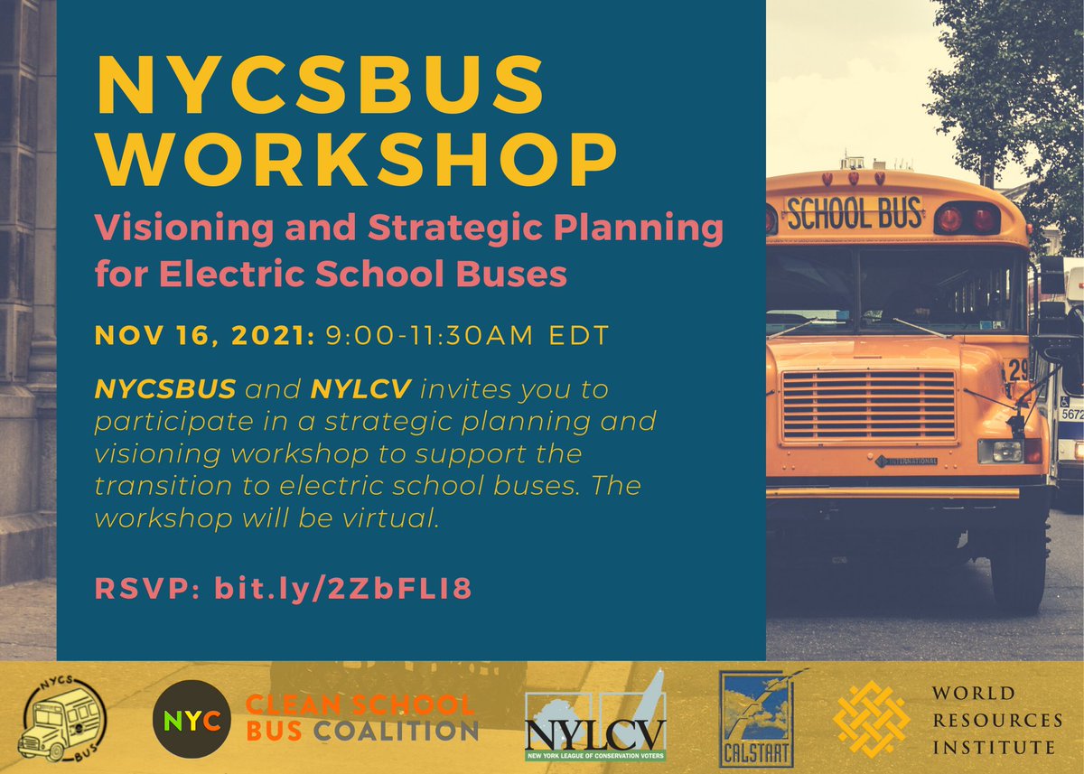 nycleanbus's tweet photo. #ESBffMon DYK? NYCSBUS is a new non-profit that will have the largest school bus fleet in NYC! They plan for 💯% electrification, starting with 75 ESBs over 2 years ⚡️🚍
Join us Nov 16 9AM-11:30AM to learn about how this can be done with an emphasis on Environmental Justice! https://t.co/IReY7GrKEv