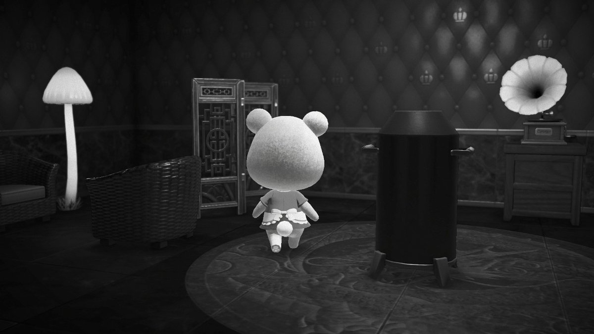 VeranACNH's tweet photo. It's in our house now #AnimalCrossing #ACNH #NintendoSwitch #twinpeaks #judy https://t.co/UPqu8nxSSV